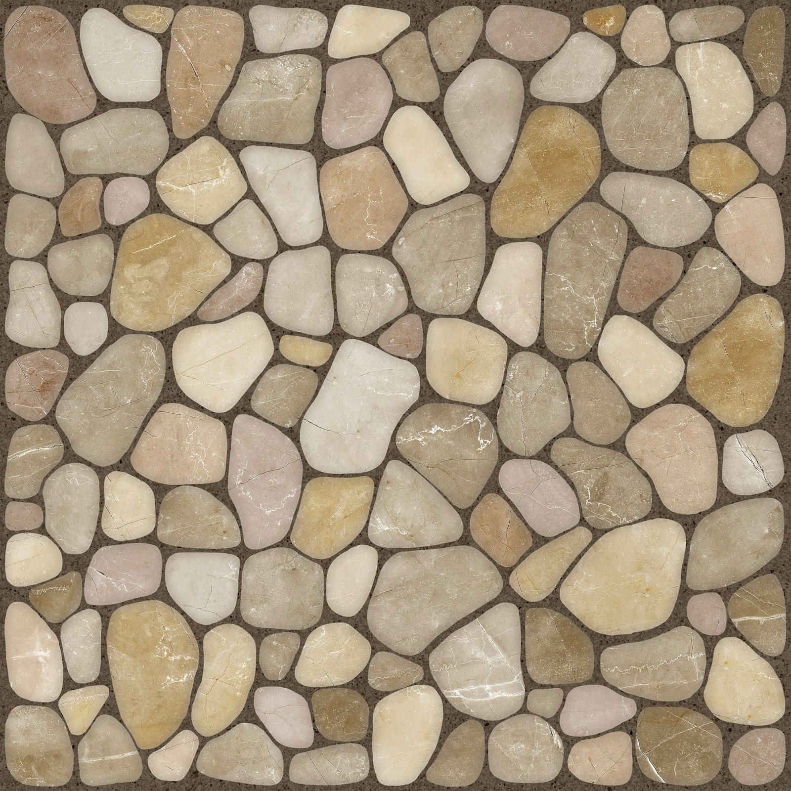 ASIA TILE 40X40 ORLANDO BROWN (DIS)